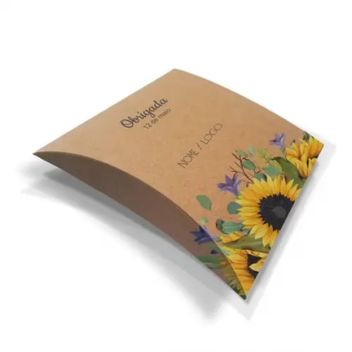 Caixa Travesseiro / Almofada Personalizada. Floral Mod8