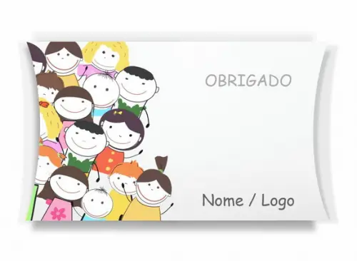 Caixa Travesseiro / Almofada Personalizada. Infantil. Mod23