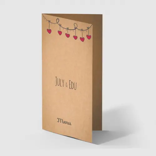 Cardápio / Menu Personalizado Casamento e Festas