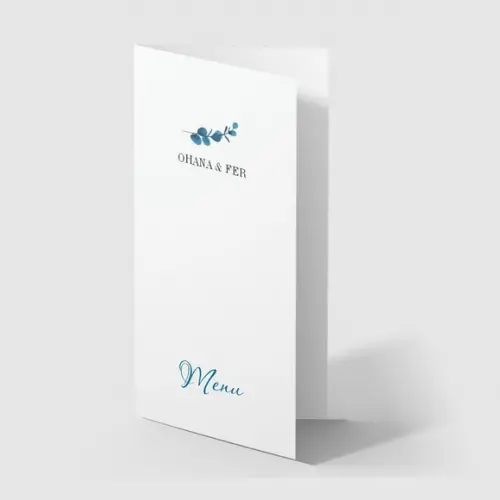 Cardápio / Menu Personalizado Casamento e Festas