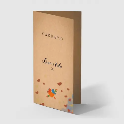 Cardápio / Menu Personalizado Casamento e Festas