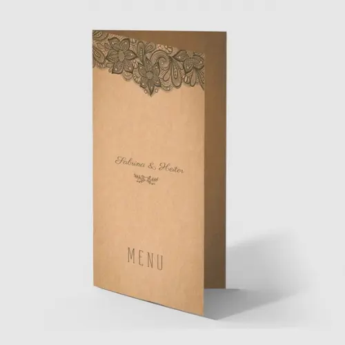 Cardápio / Menu Personalizado Casamento e Festas