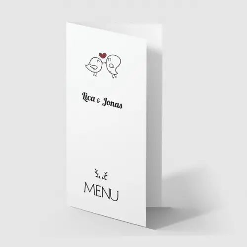 Cardápio / Menu Personalizado Casamento e Festas