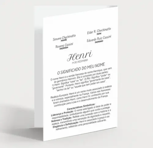 Cartão Batismo Personalizado c/ Aplique Sabonete Estrela