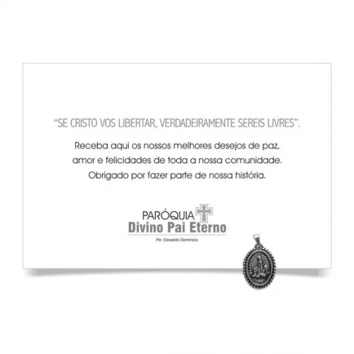 CARTÃO DE FELICITAÇÕES PERSONALIZADO + PINGENTE + ENVELOPE.