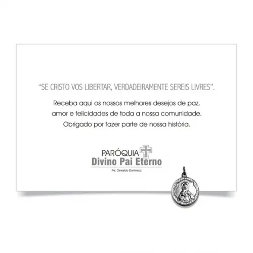 CARTÃO DE FELICITAÇÕES PERSONALIZADO + PINGENTE + ENVELOPE.