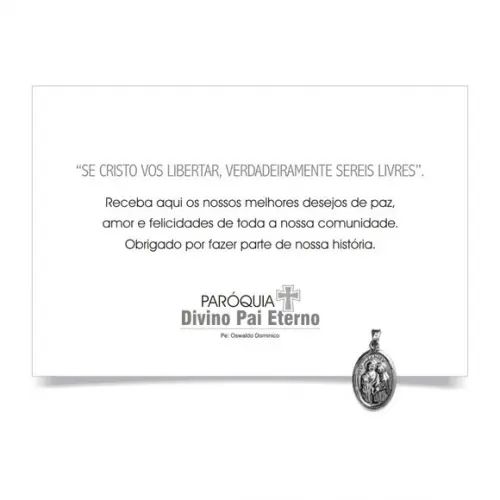 CARTÃO DE FELICITAÇÕES PERSONALIZADO + PINGENTE + ENVELOPE.