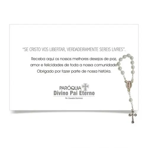 CARTÃO DE FELICITAÇÕES PERSONALIZADO + PINGENTE + ENVELOPE.