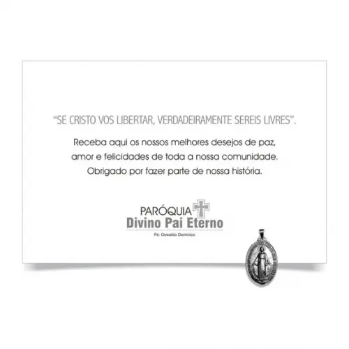 CARTÃO DE FELICITAÇÕES PERSONALIZADO + PINGENTE + ENVELOPE.