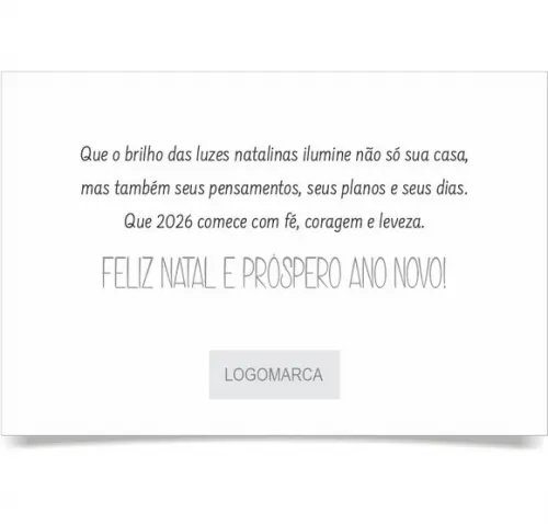 Cartão de Natal Personalizado
