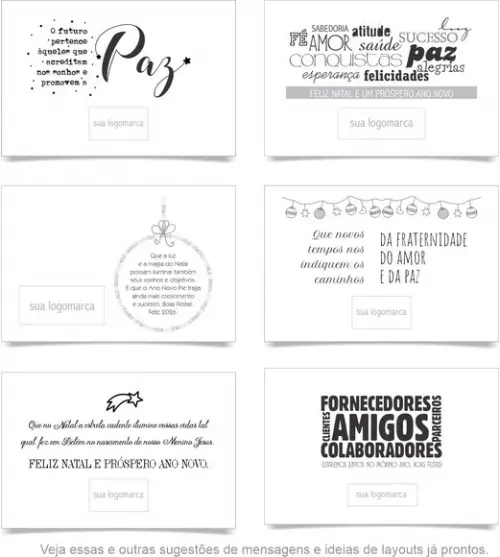 Cartão de Natal Personalizado