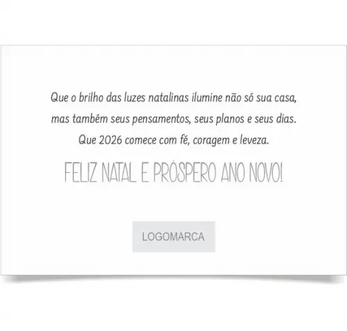 Cartão de Natal Personalizado 10-001.
