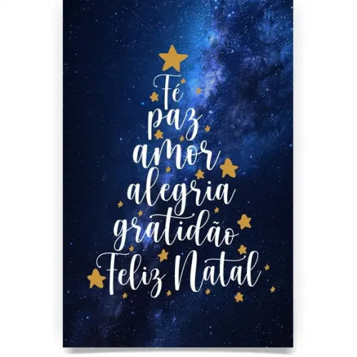 Cartão de Natal Personalizado com Dobra