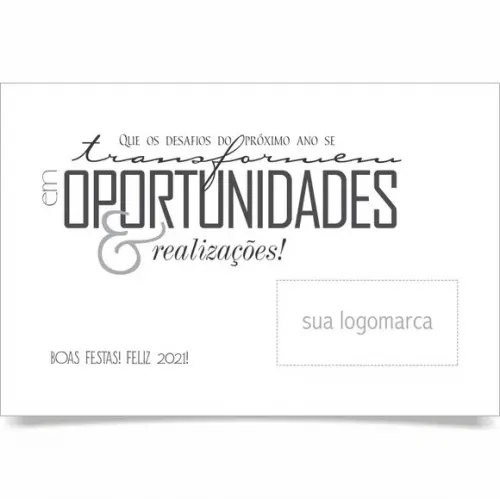 Cartão de natal personalizado com dobra, hotstamp dourado