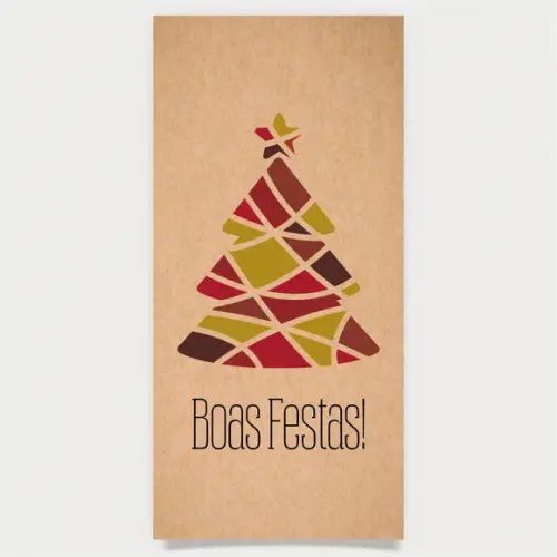 Cartão de Natal Personalizado Estreito, 25-019