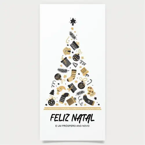 Cartão de Natal Personalizado Estreito, 25-021