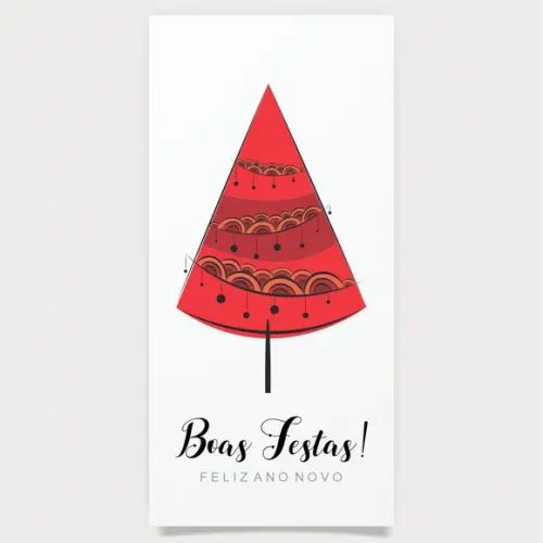 Cartão de Natal Personalizado Estreito, 25-024