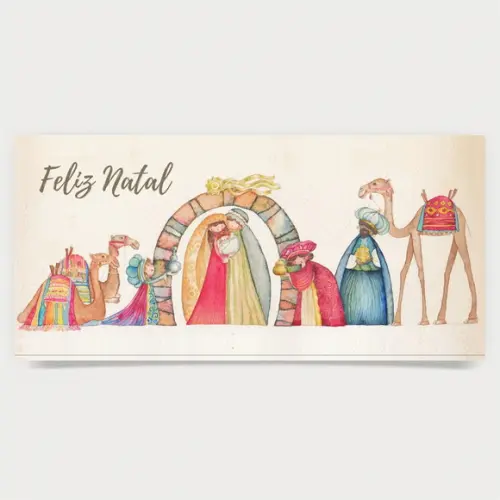 Cartão de Natal Personalizado Estreito, 25-030