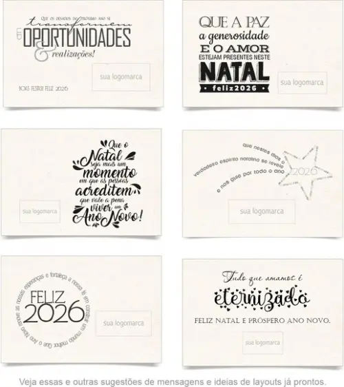 Cartão de Natal Personalizado Estreito, 25-035