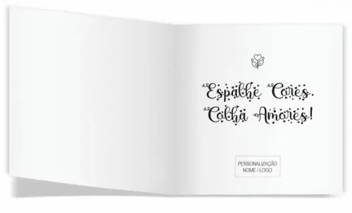 Cartão de Pintar + Lápis de Cor, Personalizados. Arara.