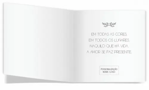 Cartão de Pintar + Lápis de Cor, Personalizados. Beija-flor.