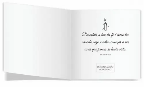 Cartão de Pintar + Lápis de Cor, Personalizados. Luz.