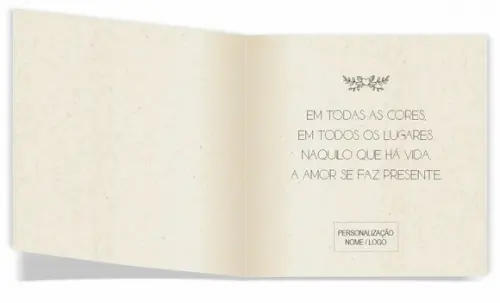 Cartão de Pintar + Lápis de Cor, Personalizados. Paisagem.