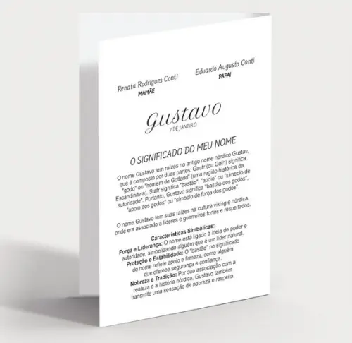 Cartão Maternidade Person c/ Aplique Mandala Div Esp Santo