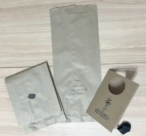 Cartão Personalizado + Cristal Ônix. Pct c/ 12 Kits.