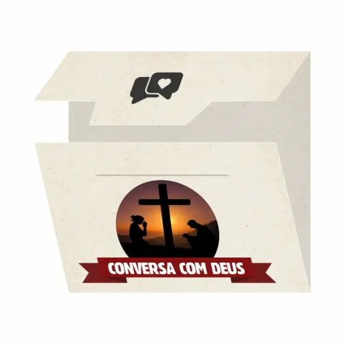 Cartão Personalizado + Medalhinha Conversa com Deus