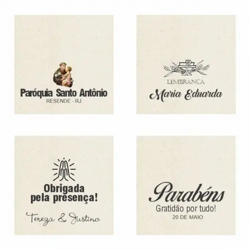 Cartão Personalizado + Medalhinha de Carlo Acutis