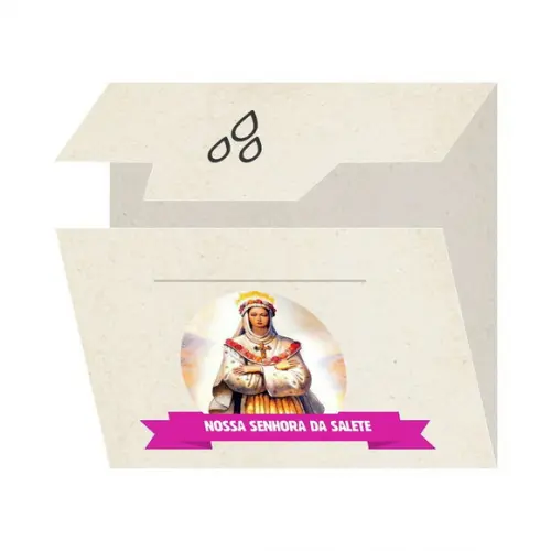 Cartão Personalizado + Medalhinha de N. Sra. da Salete