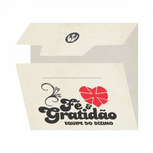 Cartão personalizado Dizimista + medalhinha