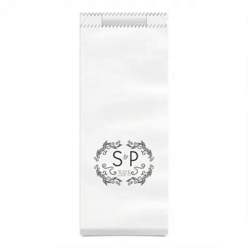 CASAMENTO - SAQUINHO KRAFT SIMPLES PERSONALIZADO