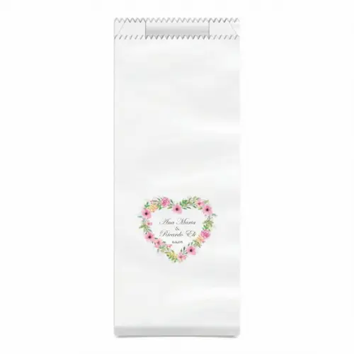 CASAMENTO - SAQUINHO KRAFT SIMPLES PERSONALIZADO