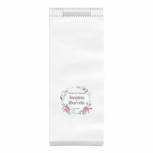 CASAMENTO - SAQUINHO KRAFT SIMPLES PERSONALIZADO