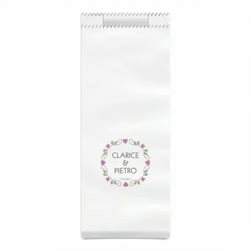 CASAMENTO - SAQUINHO KRAFT SIMPLES PERSONALIZADO