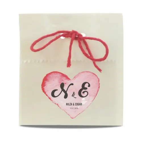 CASAMENTO - SAQUINHO PAPEL PERSONALIZADO - MOD.11