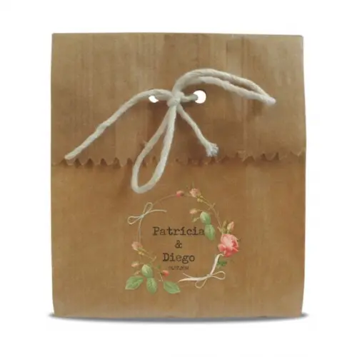CASAMENTO - SAQUINHO PAPEL PERSONALIZADO - MOD.20