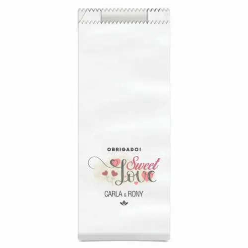 CASAMENTO - SAQUINHO PAPEL PERSONALIZADO.