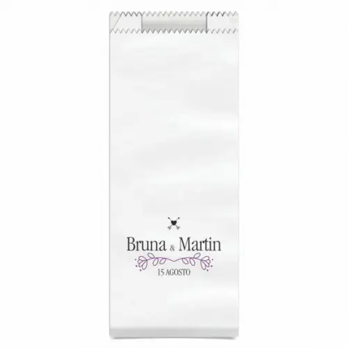 CASAMENTO - SAQUINHO PAPEL PERSONALIZADO.
