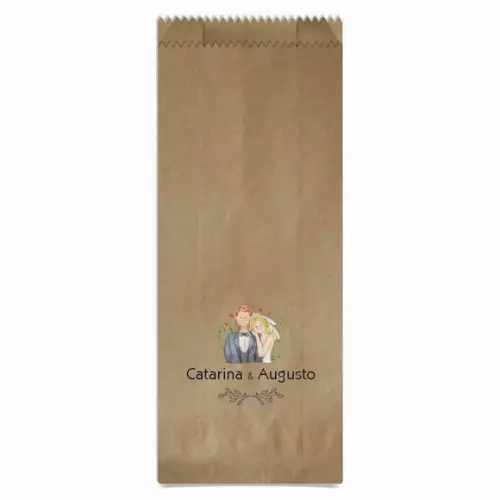 CASAMENTO - SAQUINHO PAPEL PERSONALIZADO.