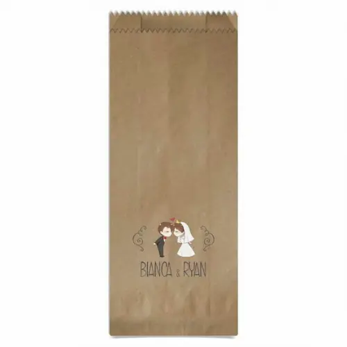 CASAMENTO - SAQUINHO PAPEL PERSONALIZADO.