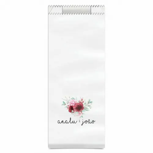 CASAMENTO - SAQUINHO PAPEL PERSONALIZADO.
