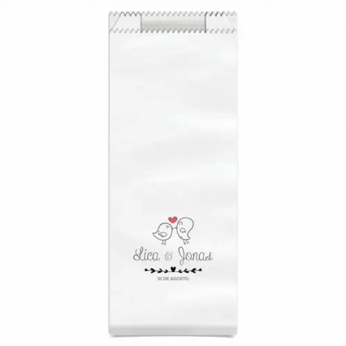 CASAMENTO - SAQUINHO PAPEL PERSONALIZADO.