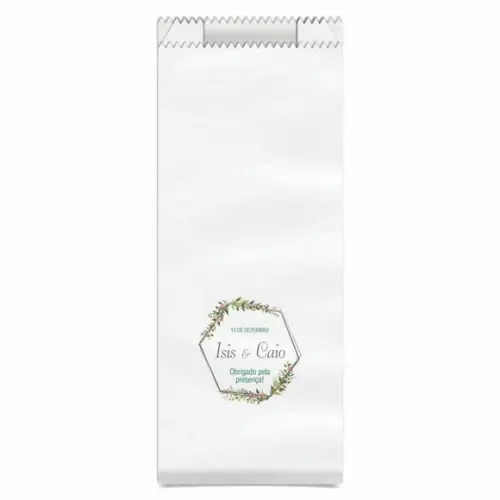 CASAMENTO - SAQUINHO PAPEL PERSONALIZADO.