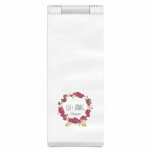 CASAMENTO - SAQUINHO PAPEL PERSONALIZADO.