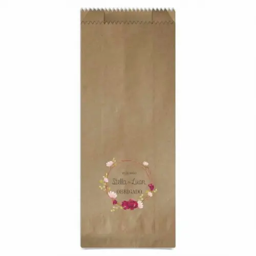 CASAMENTO - SAQUINHO PAPEL PERSONALIZADO.