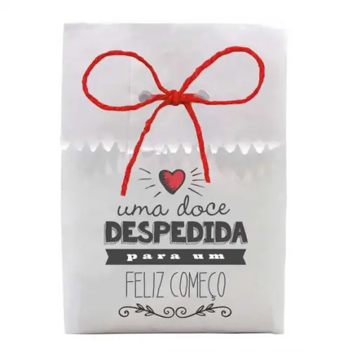 CASAMENTO - SAQUINHO PAPEL PERSONALIZADO. C/ FURO E CORDÃO