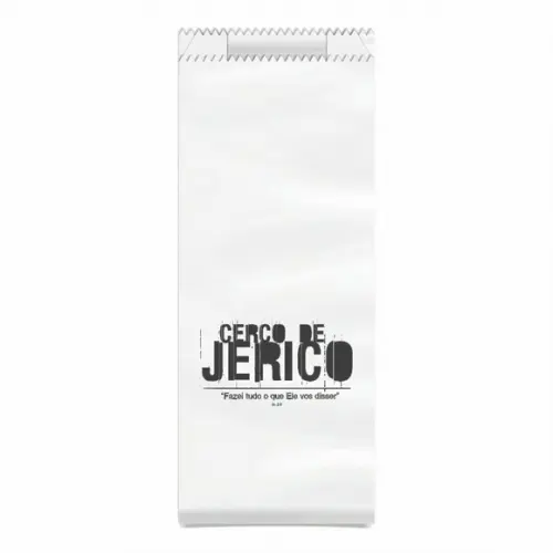 Cerco de Jericó - Saquinho Kraft Simples Personalizado